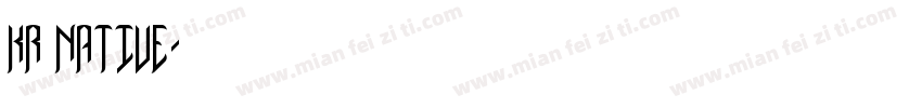 KR Native字体转换